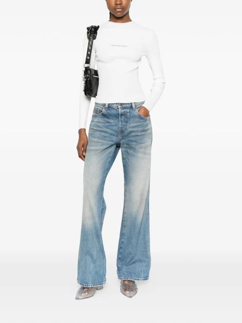 Alexander Wang logo-detail crew-neck T-shirt - White - zdjęcie produktu nr 2