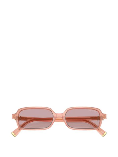 Miu Miu Eyewear rectangle-frame sunglasses - Pink