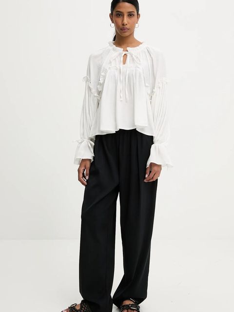 Answear.LAB bluzka damska kolor biały gładka - zdjęcie produktu nr 2