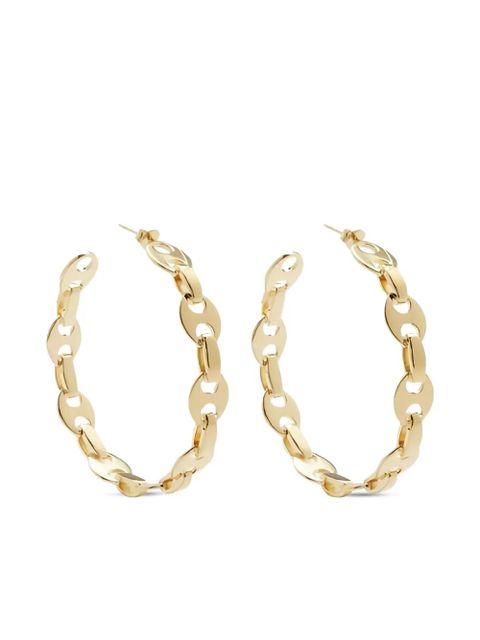 Rabanne chain-link hoop earrings - Gold - zdjęcie produktu nr 1