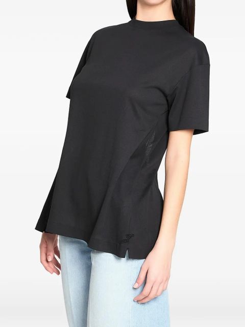 Jacquemus paper effect open back t-shirt - Black - zdjęcie produktu nr 2