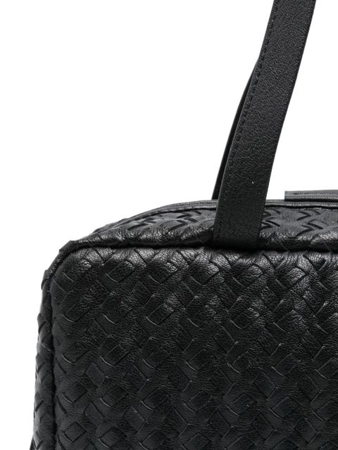 The Row Astra woven leather tote bag - Black