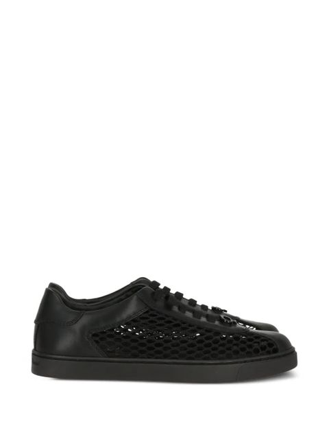 Gianvito Rossi mesh-detail sneakers - Black - zdjęcie produktu nr 1