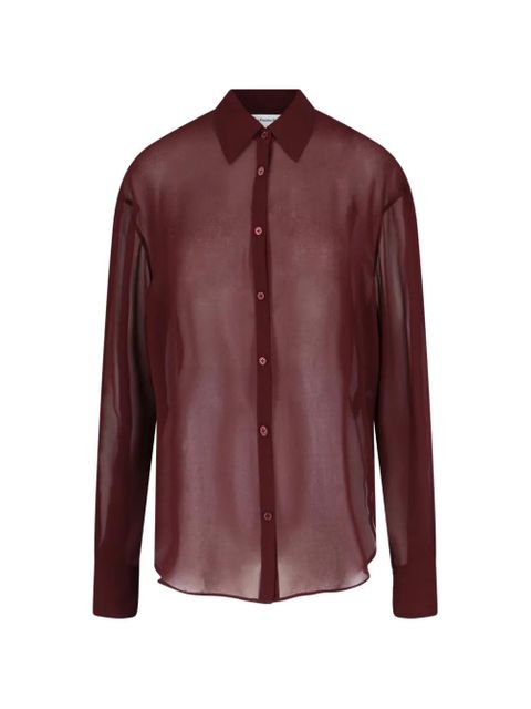 The Frankie Shop Peri georgette shirt - Red - zdjęcie produktu nr 1
