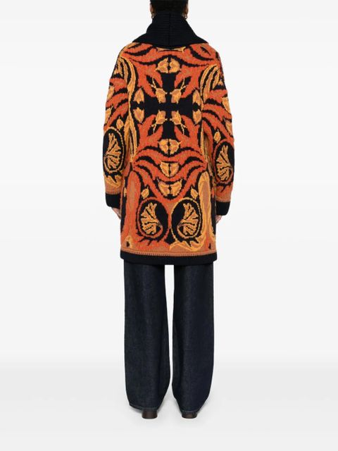 ETRO patterned cardigan - Black