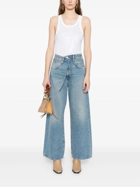 AGOLDE VANA fold jeans - Blue