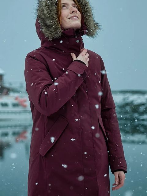 Didriksons kurtka ERNA kolor bordowy zimowa 505853