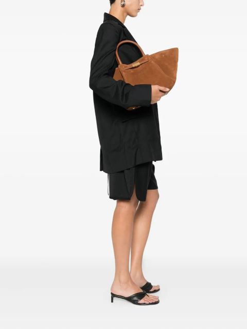 DeMellier Midi New York suede tote bag - Brown - zdjęcie produktu nr 2