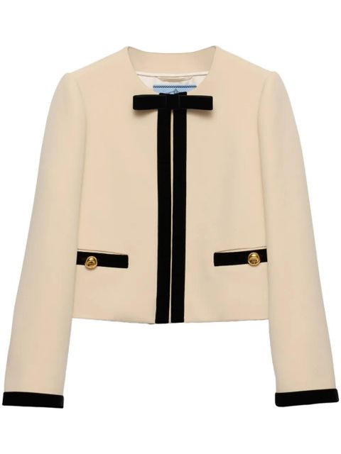 Prada single-breasted jacket - Neutrals - zdjęcie produktu nr 1