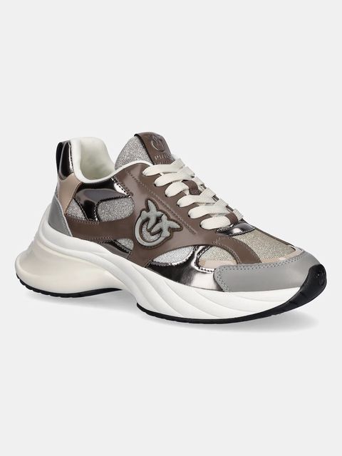 Pinko sneakersy Ariel 15 damskie kolor szary SS0067E032L15 - zdjęcie produktu nr 1