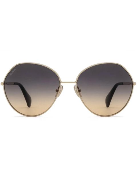 Max Mara Eyewear Menton sunglasses - Gold - zdjęcie produktu nr 1