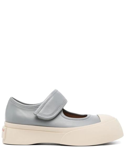 Marni leather sneakers - Grey - zdjęcie produktu nr 1