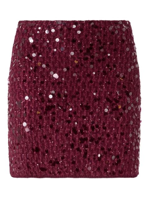 PINKO Gimme mini skirt - Red