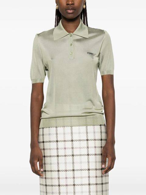 FENDI button-up polo shirt - Green