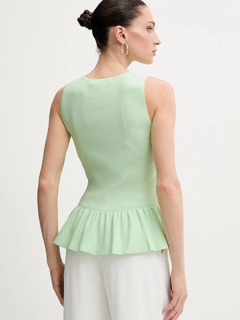 Karl Lagerfeld top kolor zielony A2W18014