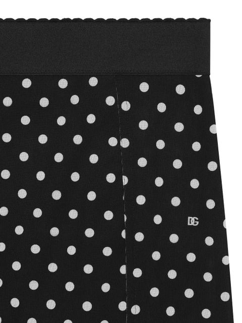 Dolce & Gabbana polka-dot print pencil skirt - Black - zdjęcie produktu nr 2