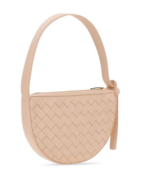 Bottega Veneta Mini Sunrise leather shoulder bag - Pink