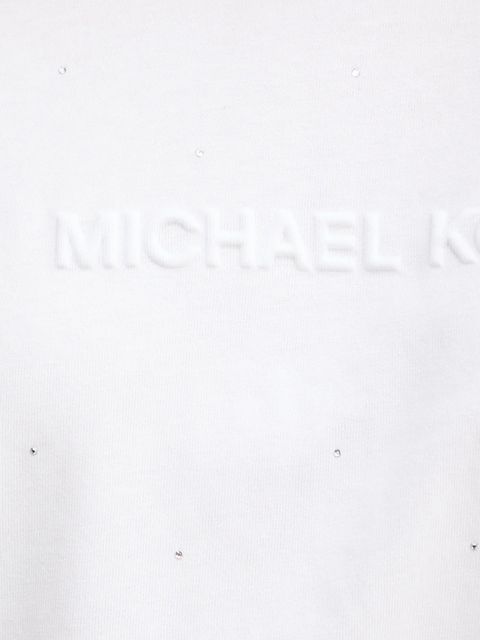 MICHAEL Michael Kors t-shirt bawełniany damski kolor biały MF551TR2ZU