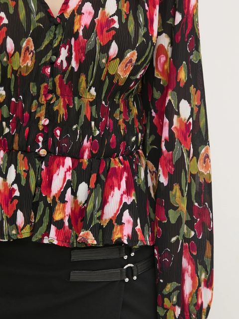 Desigual bluzka KANAZAWA damska kolor multicolor wzorzysta 24WWBW09