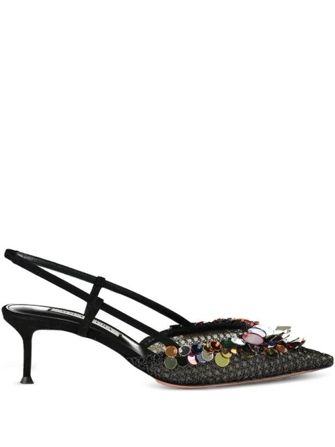 Aquazzura 50mm Can Can pumps - Black - zdjęcie produktu nr 1