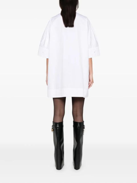 Givenchy mock-neck mini dress - White