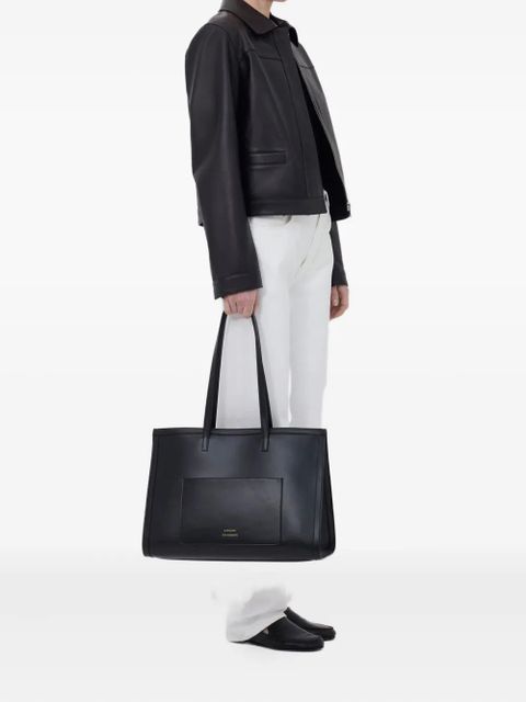 LouLou de Saison collared leather jacket - Black - zdjęcie produktu nr 2