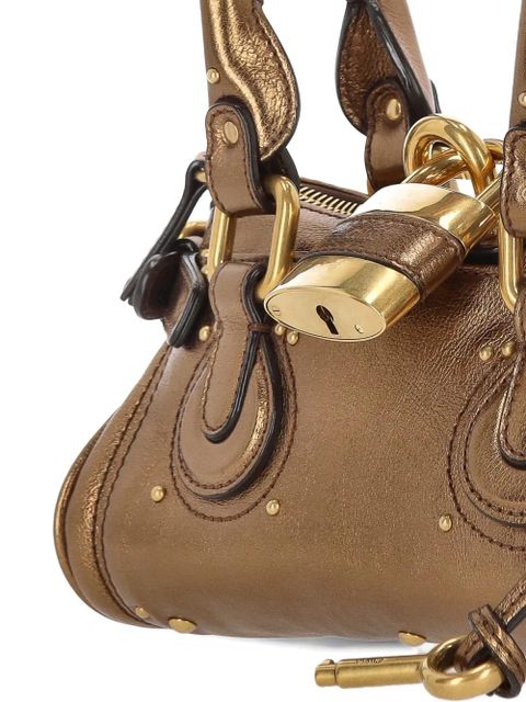 Chloé small Paddington leather shoulder bag - Brown