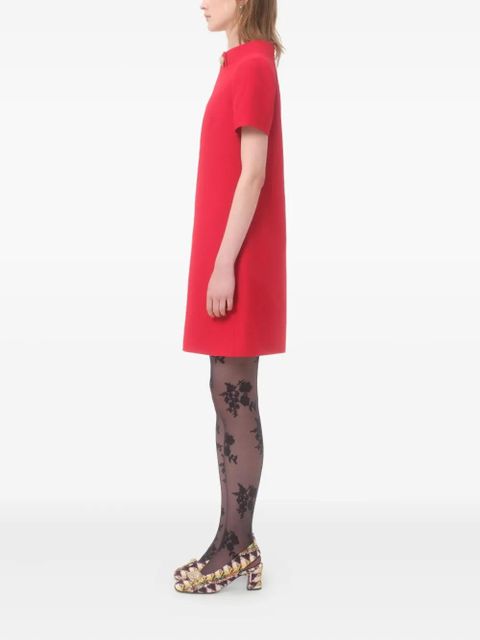 Valentino Garavani crepe mini dress - Red