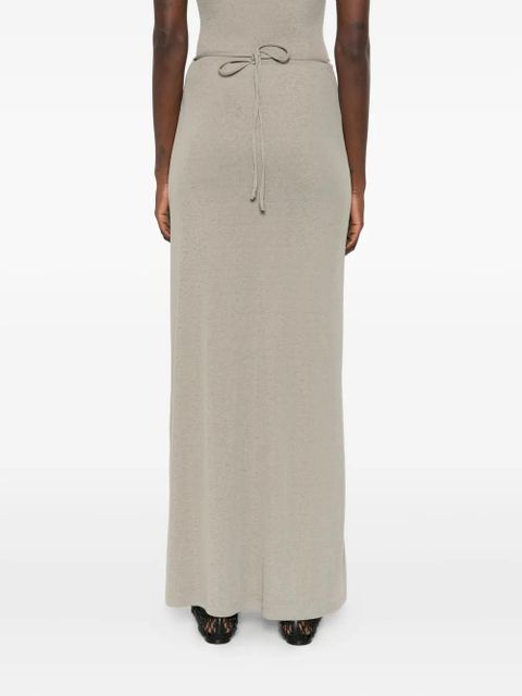 Nanushka ruched maxi skirt - Grey - zdjęcie produktu nr 2