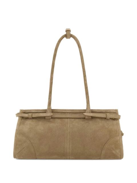 Prada medium Bonnie suede shoulder bag - Neutrals - zdjęcie produktu nr 2