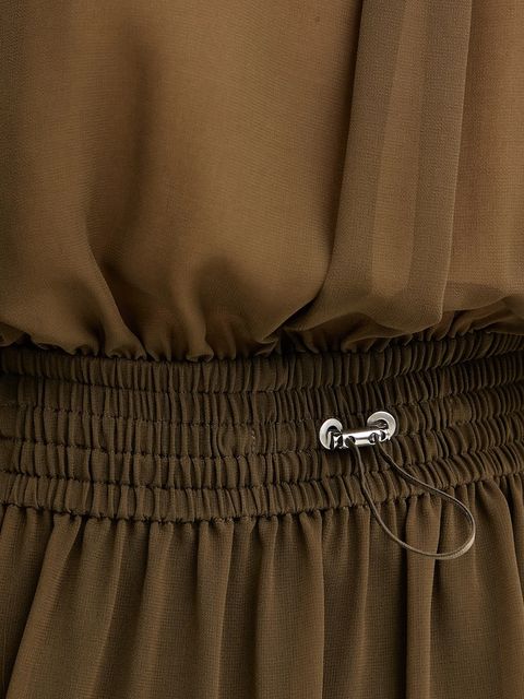 Pinko koszula z domieszką lnu damska kolor zielony regular z kołnierzykiem klasycznym 105017 A2I9