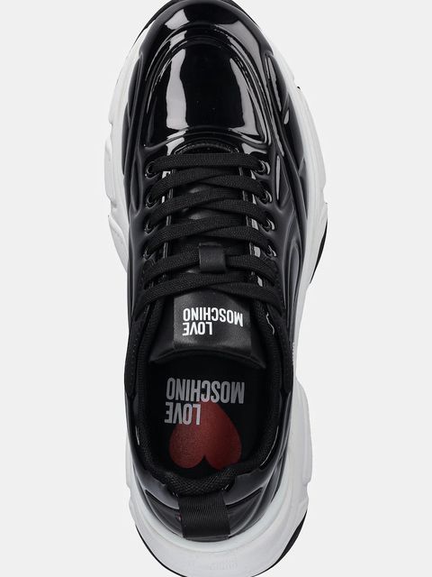 Love Moschino sneakersy damskie kolor czarny JA15376G0NJT000A