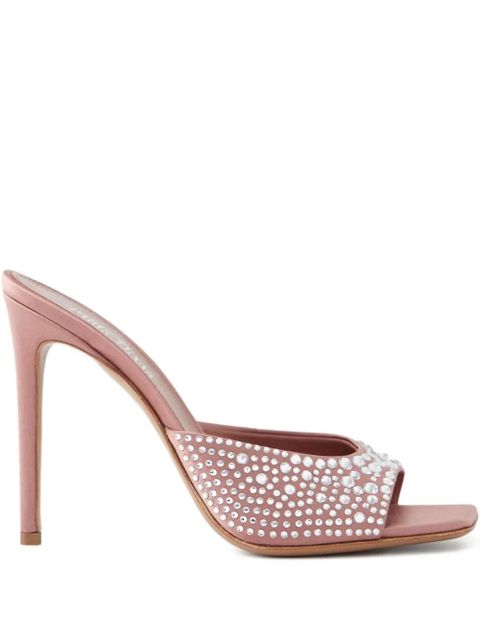 Paris Texas 105mm Holly crystal-embellished sandals - Pink - zdjęcie produktu nr 1