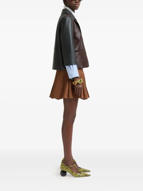 Marni contrast-collar oxford shirt - Blue - zdjęcie produktu nr 2