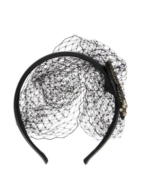Valentino Garavani heart embellished hair accessory - Black - zdjęcie produktu nr 2