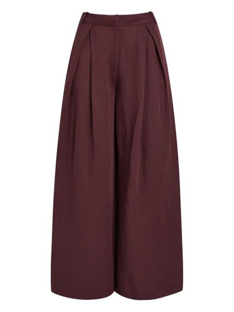 Faithfull the Brand Astrid wide-leg trousers - Brown - zdjęcie produktu nr 2