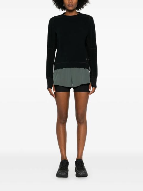 Moncler Grenoble logo-embroidered sweatshirt - Black