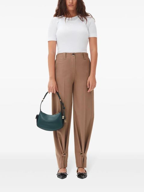 GANNI adjustable-leg tailored trousers - Neutrals - zdjęcie produktu nr 2