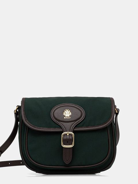 Bally torebka kolor zielony WAC045 - zdjęcie produktu nr 1