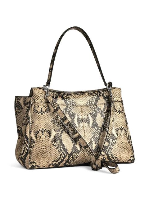 Balenciaga medium Rodeo python-embossed tote bag - Neutrals - zdjęcie produktu nr 2
