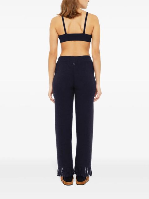 Alanui Finest fringe-detail trousers - Black