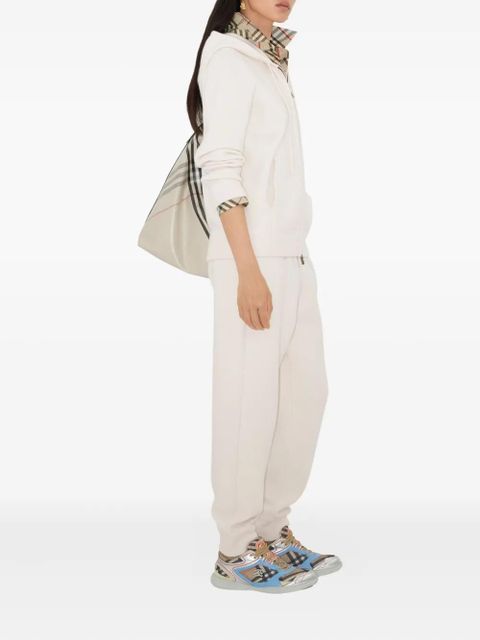 Burberry hooded zip-up cardigan - Neutrals - zdjęcie produktu nr 2