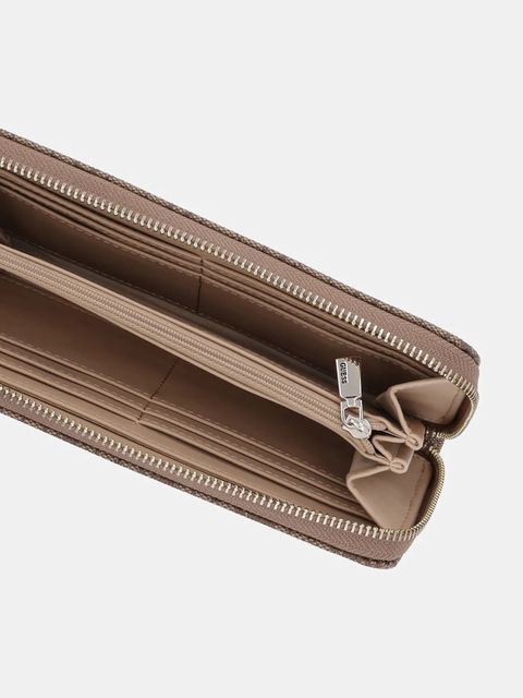 Guess portfel BRENTON damski kolor zielony SWLG96 48146