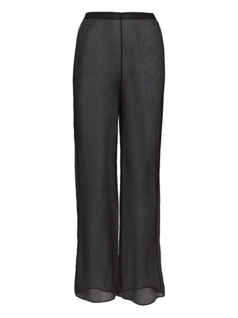 Christopher Esber sheer beachwear trousers - Black - zdjęcie produktu nr 1