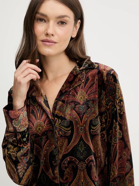 Lauren Ralph Lauren piżama damska kolor czarny ILN72463