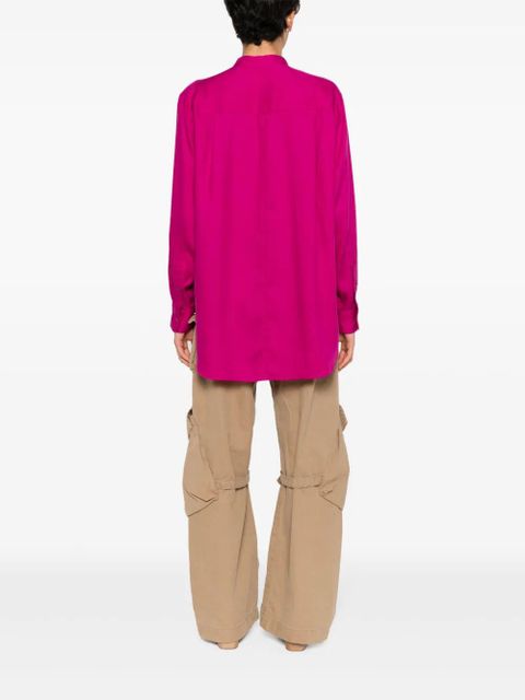 MARANT ÉTOILE Britten embroidered-detail shirt - Pink