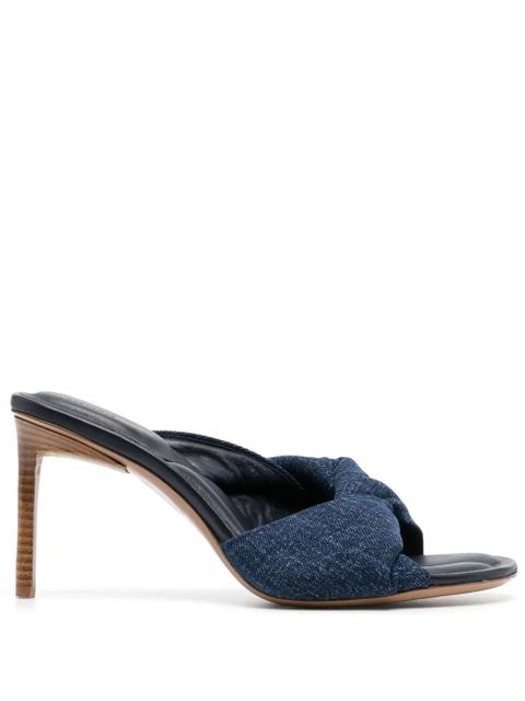 Jacquemus Les mules Bagnu 95mm sandals - Blue - zdjęcie produktu nr 1