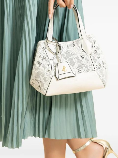 Jimmy Choo mini Diamond tote bag - Neutrals