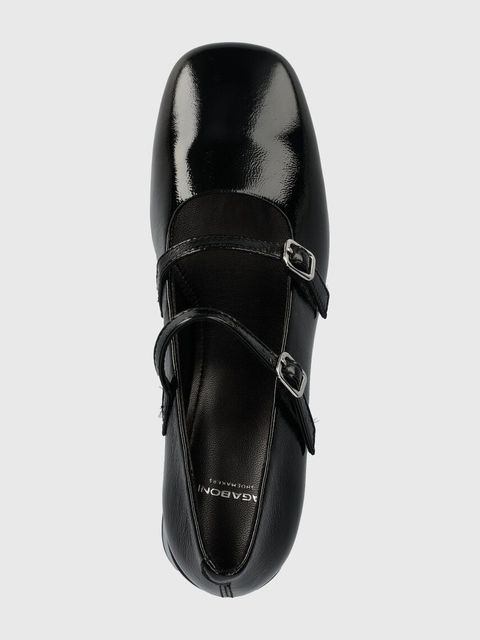 Vagabond Shoemakers czółenka skórzane ADISON kolor czarny na słupku 5739-160-20