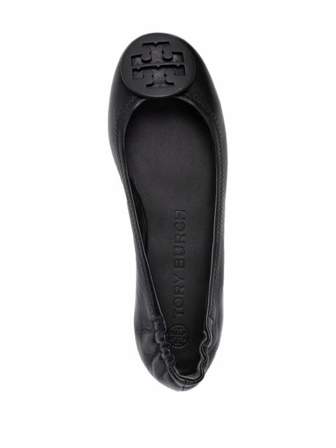 Tory Burch Minnie travel ballerina shoes - Black